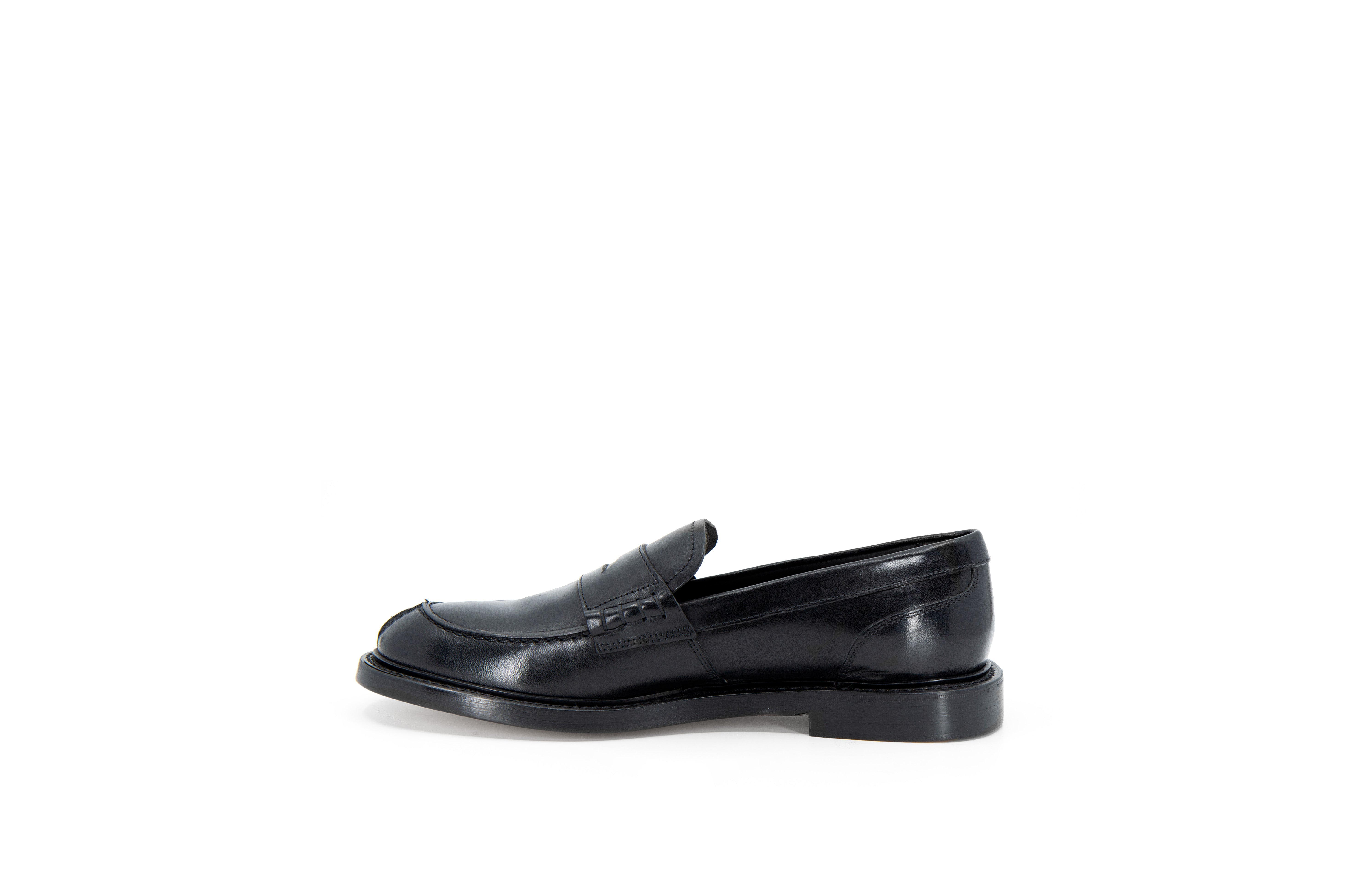 Jermyn Loafer Black Cordovan Leather Shoes