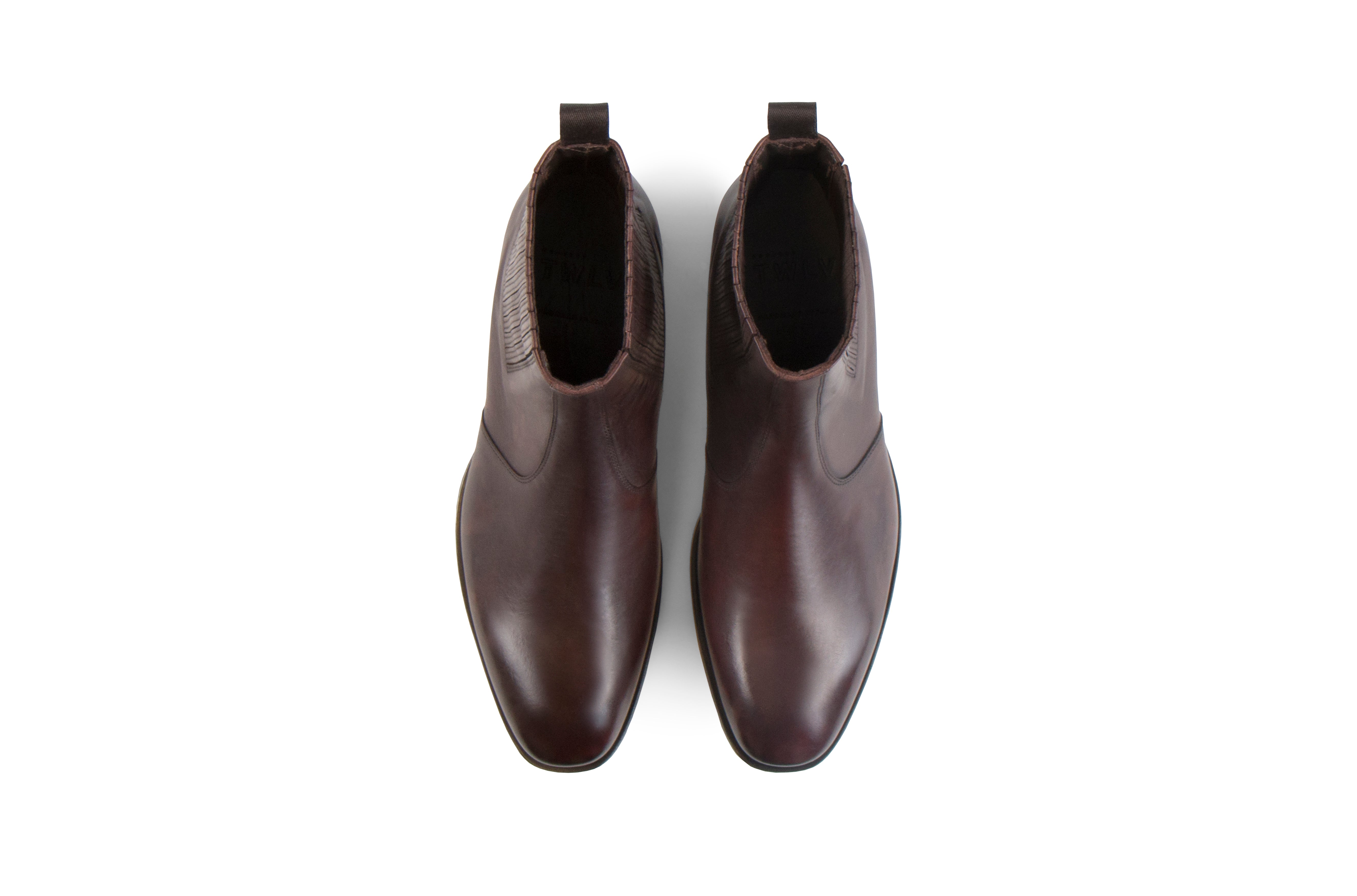 Jay Coffee Soft Cordovan Leather Chelsea Boots