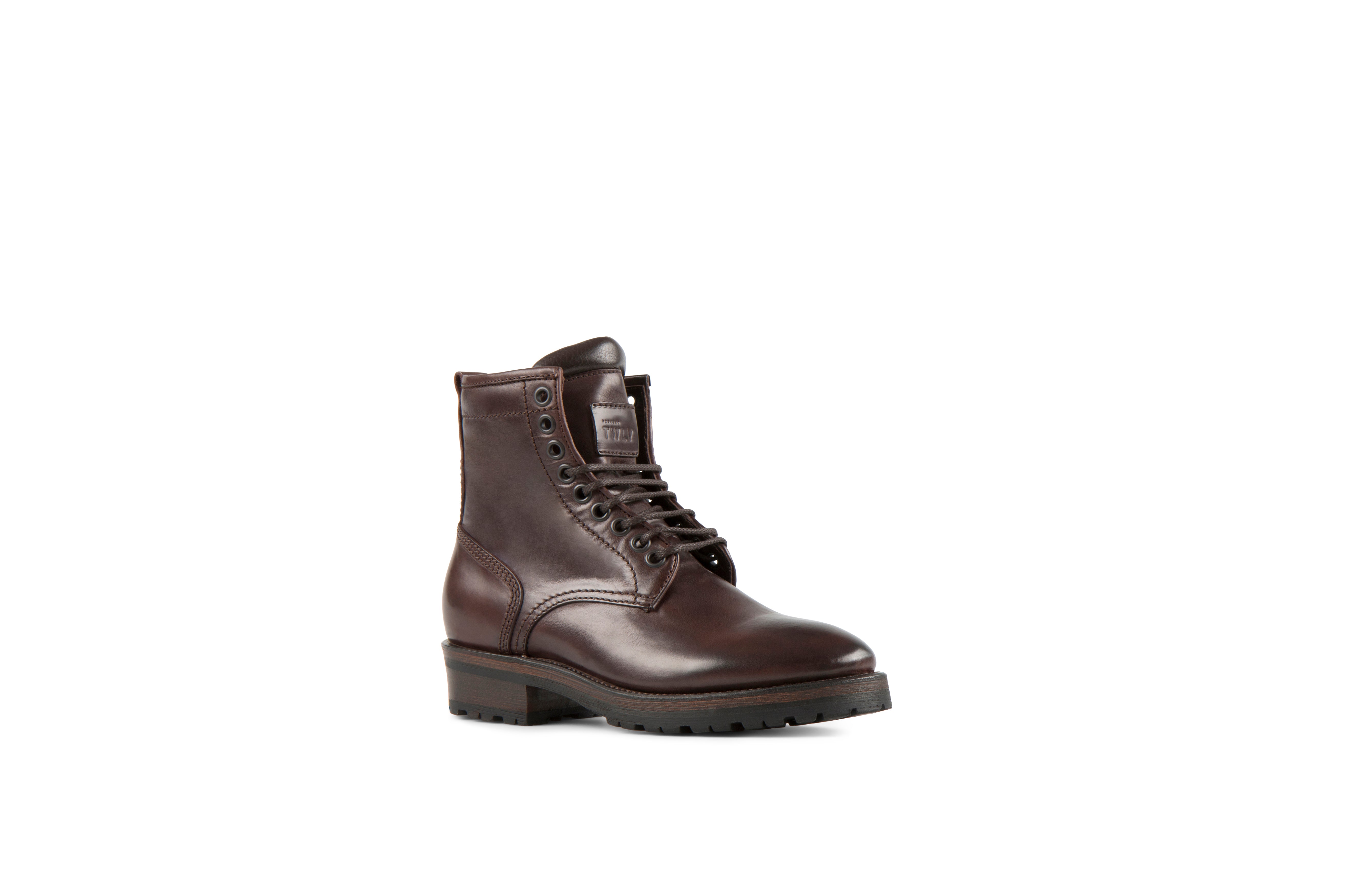 Royal Tmoro Cordovan Leather Logger Boots